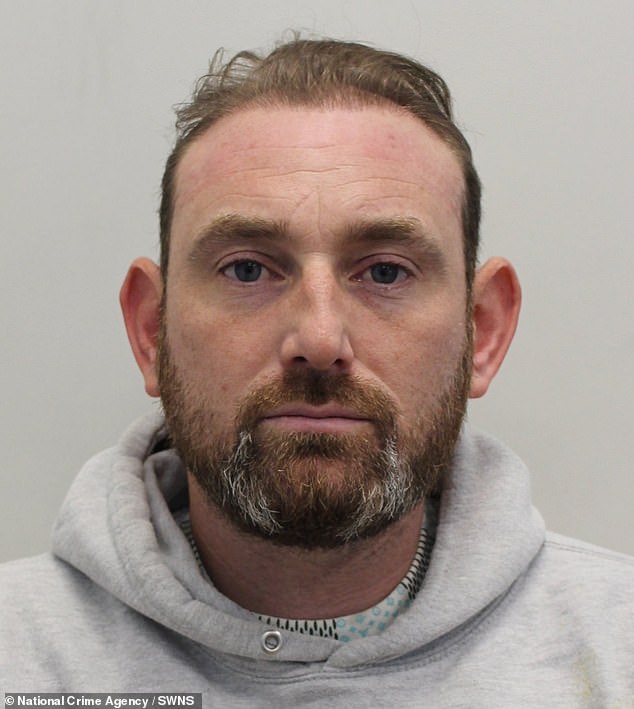 Pictured: Alex Fowlie, 35, he sent an unidentified contact audio messages advising he could collect up to 'one tonne' and claiming that there was 'zero f*cking risk' - he has been convicted