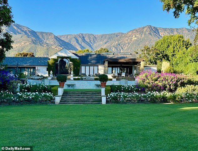 This is the same mansion that declining popstar Perry took an ailing veteran to court for. After years and a fortune in legal fees, she won her case against 85-year-old Carl Westcott