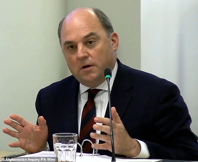 In a post on X, former defence secretary Sir Ben Wallace (pictured) said the UK Government thinks it can 'use smoke and mirrors to deceive the public and Donald Trump'