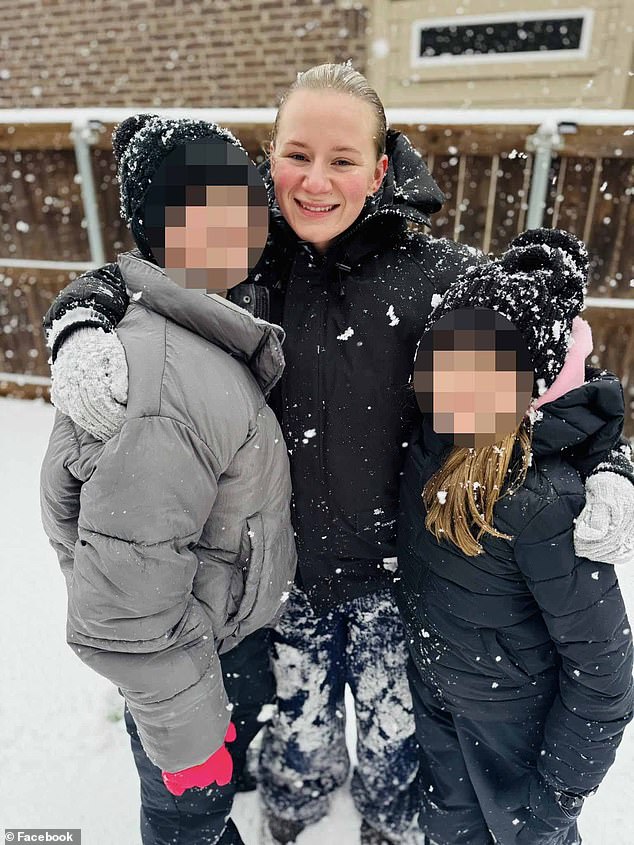 Heartbreaking photos show Lucy playing in the snow with her siblings and boyfriend just hours before the tragedy occurred