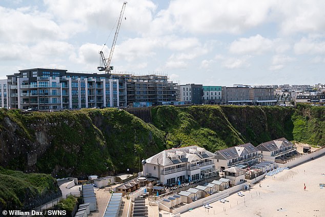 The buildings were quickly snapped up by owners seduced by the stunning seafront location