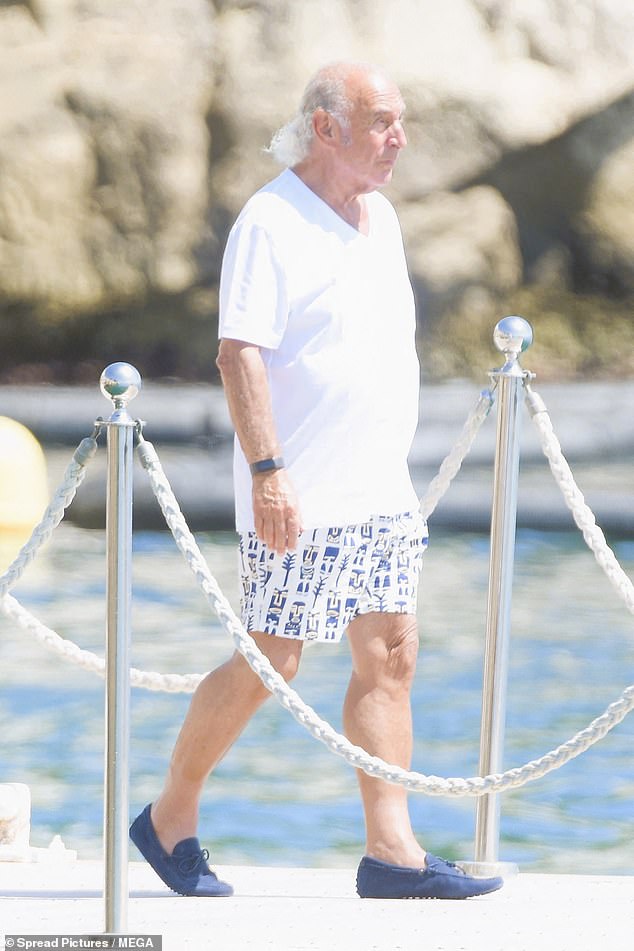 While Chloe, 35, who has now completely deleted her once very active Instagram account, was last spotted in June 2024, Philip was spotted showing off his slimline physique in the south of France last week (pictured)