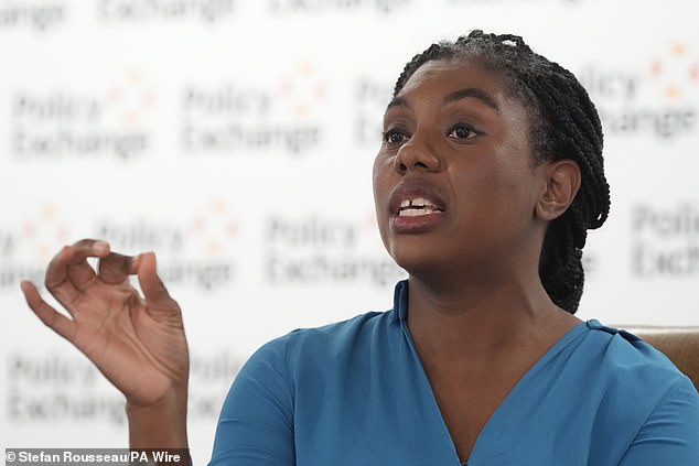 Kemi Badenoch said it was ¿quite extraordinary¿ that ministers were unable to side with the United States (file image)