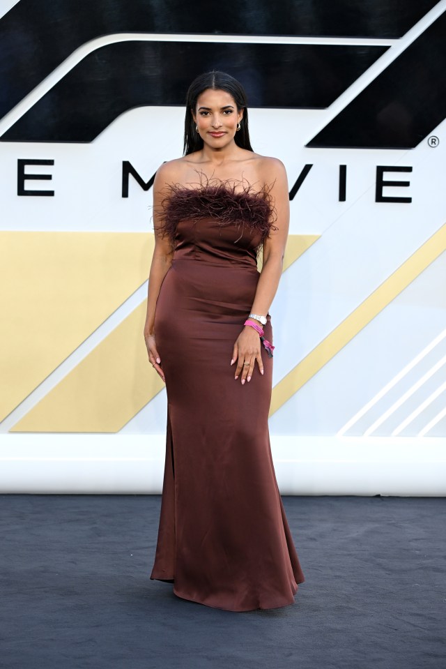 Ariana Bravo at the European premiere of F1 ® The Movie.