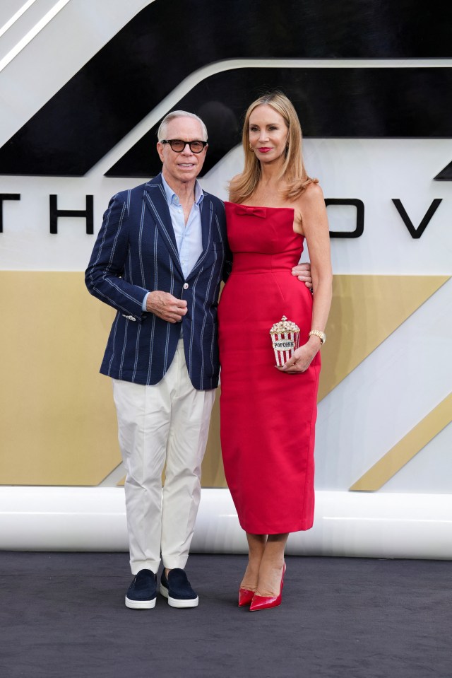 Tommy Hilfiger and Dee Ocleppo Hilfiger at the F1 movie premiere.