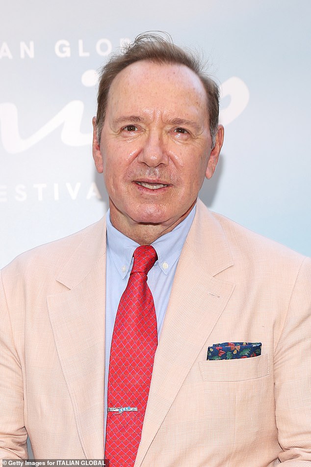 The disgraced actor, 65, was pictured in Rimini, Italy as he attended the Italian Global Series Festival 2025 at Teatro Galli