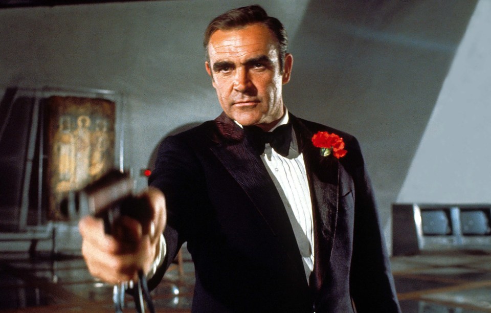 Sean Connery as James Bond in Diamonds Are Forever.