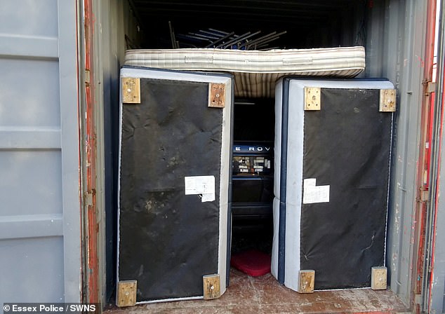Last year, Essex Police found more than £14m worth of 'chopped' luxury cars as they were due to be shipped out of the country