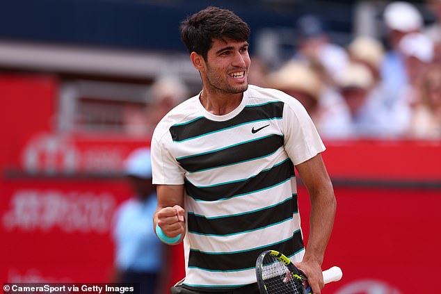 The pair are set to team up for the US Open, but it appears their bond may go beyond the tennis court, after Emma was spotted supporting the star at the Queens Club Championships