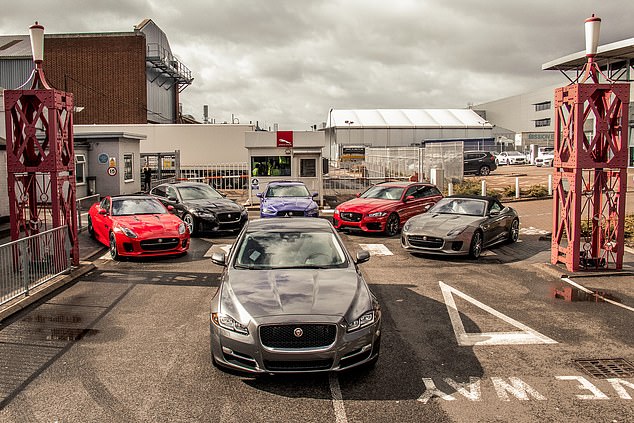 Jaguar Land Rover's Castle Bromwich base is a former Spitfire production plant (file image)