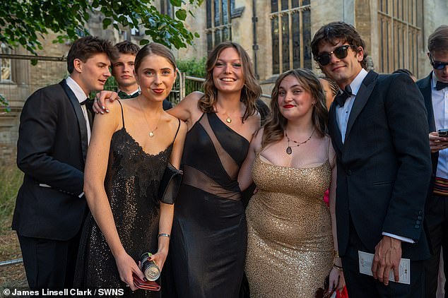 Trinity Ball's committee says the 'only acceptable attire is traditional Black Tie, White Tie or formal national dress. Lounge suits, neckties, and sports blazers are not permitted'