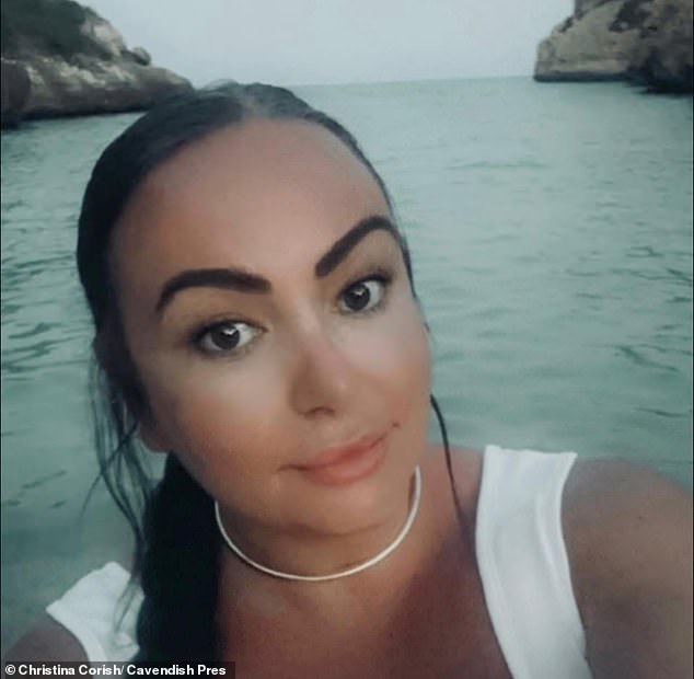 Although she had split up from her 42-year-old spouse three years earlier, Christina Corish contacted Miss Hughes's friends through social media in a fit of spite, telling them: 'She is sleeping with my husband'. Pictured: Christina Corish