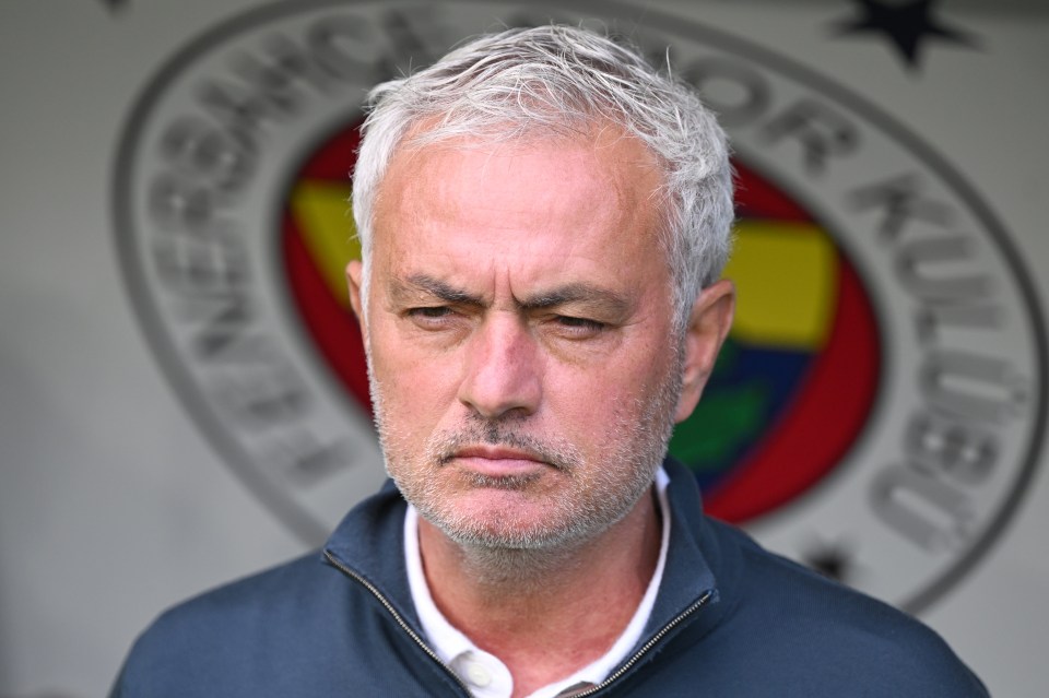 Jose Mourinho, head coach of Fenerbahce.