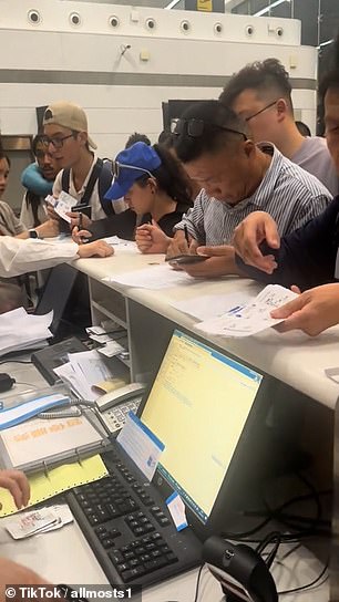 Passengers were desperate for news