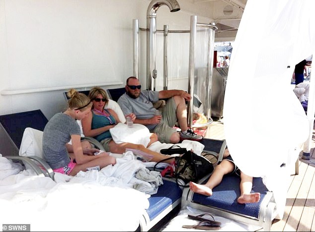 Passengers turned into 'animals' as they fought for limited food supplies. They were forced to camp on decks to avoid the overwhelming heat and stench from the overflowing toilets