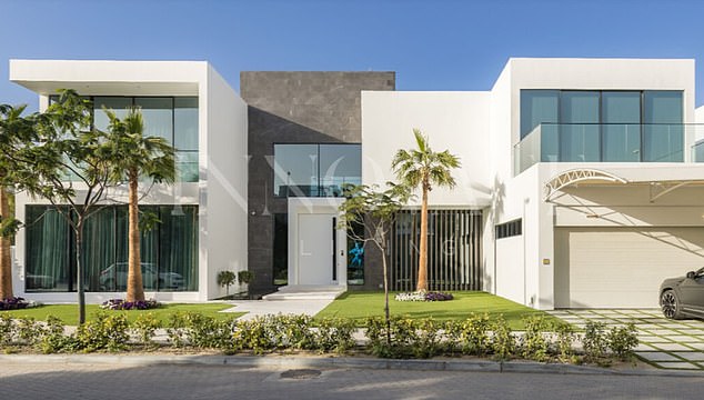 The luxury accommodation in in Al Barari, Dubai, is where Harding plotted the murder