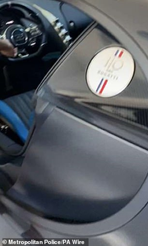 One of the cars was a Lamborghini Uru