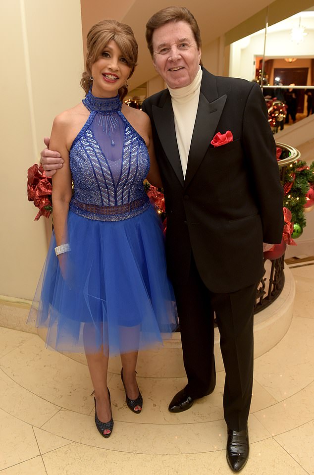 His wife Brigitte Poublon heartbreakingly announced in March that her husband had received a diagnosis of stage four cancer; the couple are pictured in 2015
