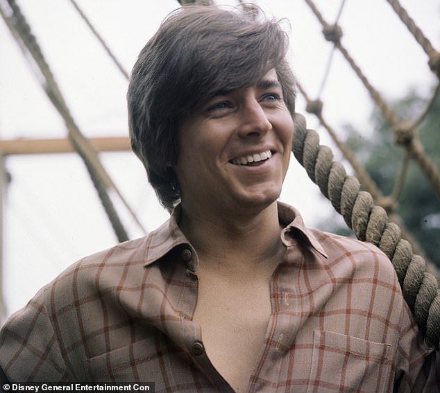He became a bona fide star in 1968 on the western TV show Here Come the Brides, which was about lonely lumberjacks in Seattle after the Civil War; pictured on the series