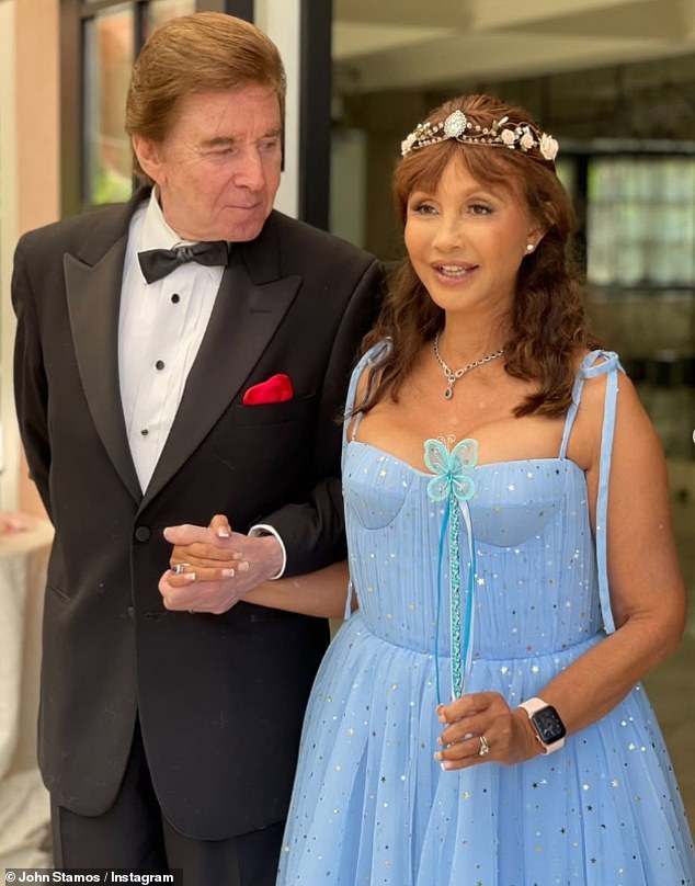 In a statement posted to Instagram by Sherman's pal John Stamos, Poublon shared that her husband 'left this world holding my hand'