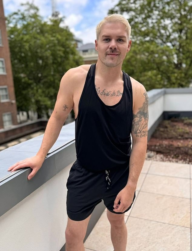 Others due to be picked up at Venice airport included Lauren's hair and make-up staff of Sophie Gutterman, Buster Knight (pictured) and Laura Mele