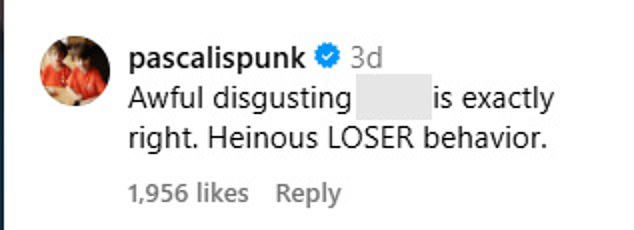 This was Pascal's Instagram post in April backing calls for a boycott of Harry Potter productions in response to JK Rowling's gender-critical opinions