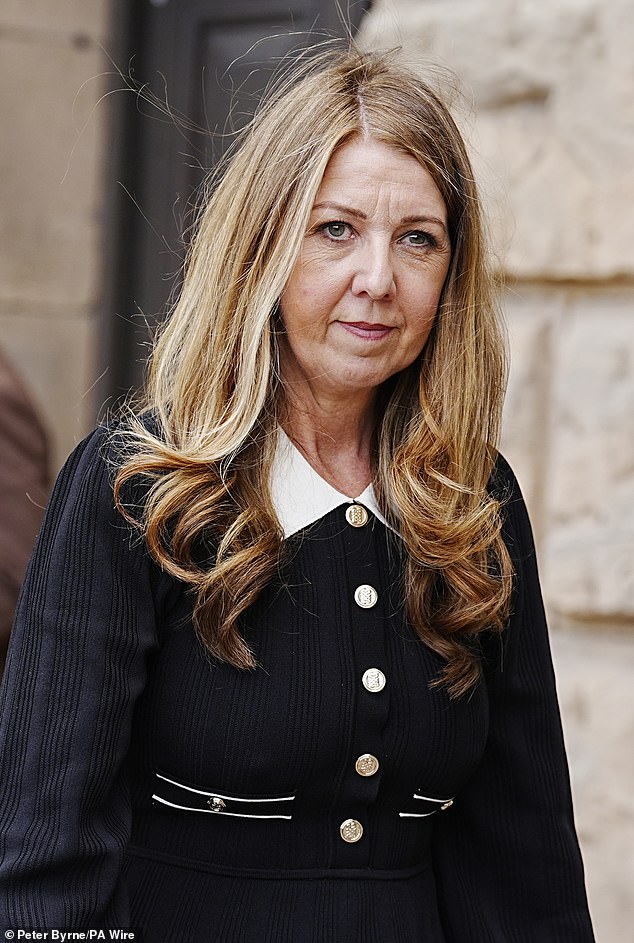 Christine Colbert, owner of Dress Cheshire, who was scammed by self-proclaimed 'rich kid of Instagram' Watkin today described how she 'turned Miss Marple' to catch the con man (Pictured: Christine Colbert outside Chester Crown Court today)
