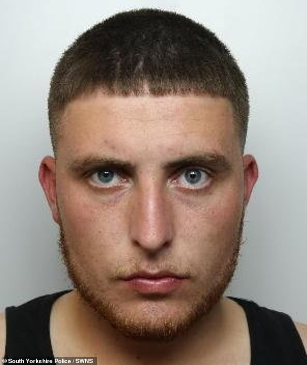 Kelsall, pictured, was jailed for three years by a judge at Sheffield Crown Court on June 10, after he admitted to causing serious injury by dangerous driving and possessing Class A drugs