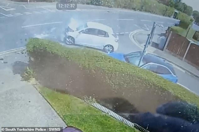 The woman, in her 50s, was trapped inside the car after Kelsall, who was driving at high speeds and without a licence, crushed her driver's side door