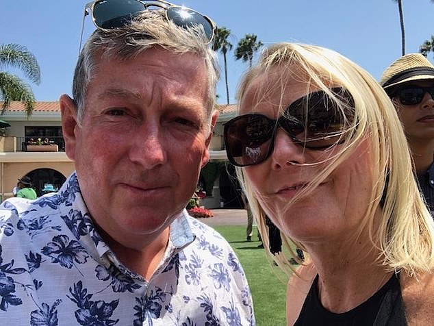 Mr Valentine said he is 'certain' his symptoms have been caused by the vaccine after seeing professors and specialists who have all said the same thing (pictured before the vaccine)