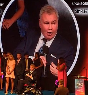 'They heckled for Eamonn to "get off," and it was an awkward end to his speech'