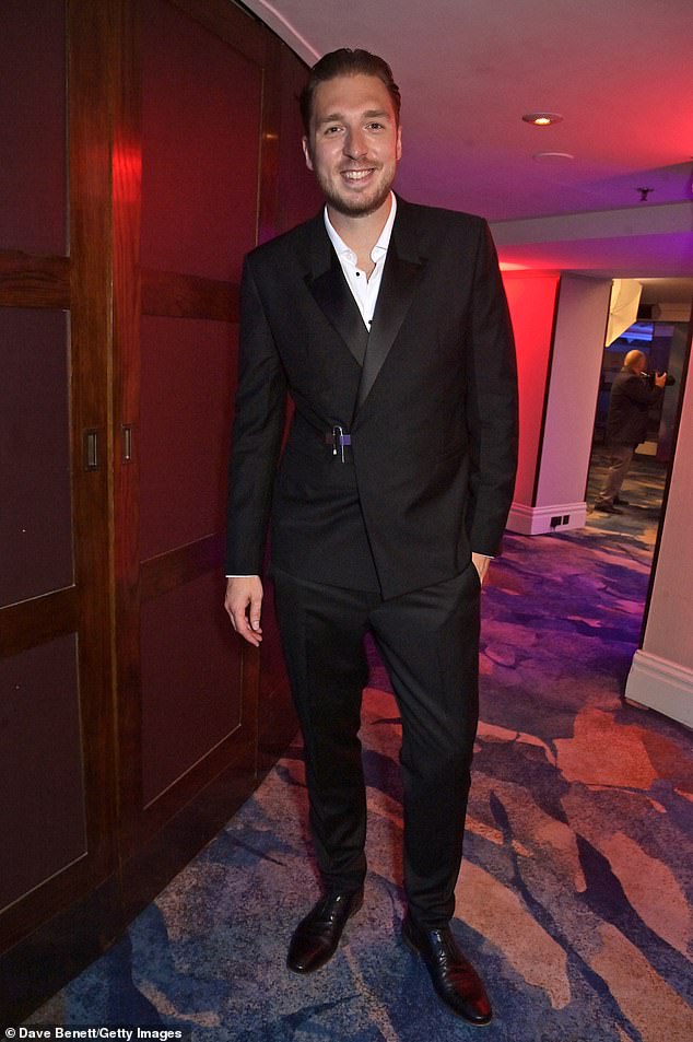 The TV presenter was nominated alongside Eddie Hall (The Beast), Rob Beckett and LadBaby (pictured) and it was the latter who received the honour