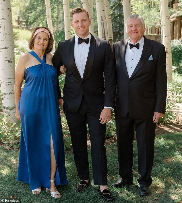 Among those who lost their lives was 37-year-old DoorDash executive Josh Pickles (center), along with his parents - 73-year-old Terry Pickles (right) and 71-year-old Paula Bozinovich (left)