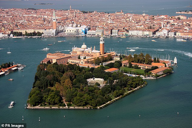 The obscure island of San Giovanni Evangelista in Venice is connected at times by sandbanks to the neighbouring island of Torcello