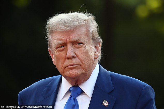 Kloster slammed Donald Trump's (pictured) strikes on Iran as 'pointless' and only serving the 'deep state