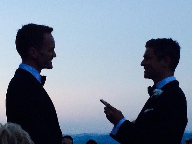 The first official confirmation of their wedding came from Neil's spokesperson, followed by a tweet from the How I Met Your Mother star who shared a stunning photo of the grooms taken at sunset