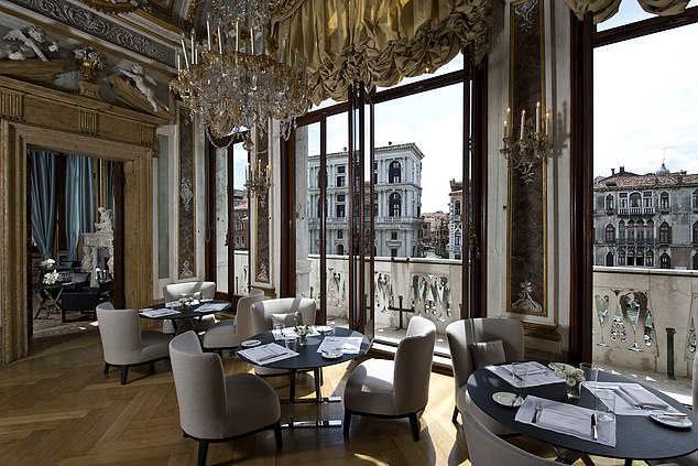 The hotel has three dining rooms where guests can enjoy bowls of pasta from £34 and cocktails from £24
