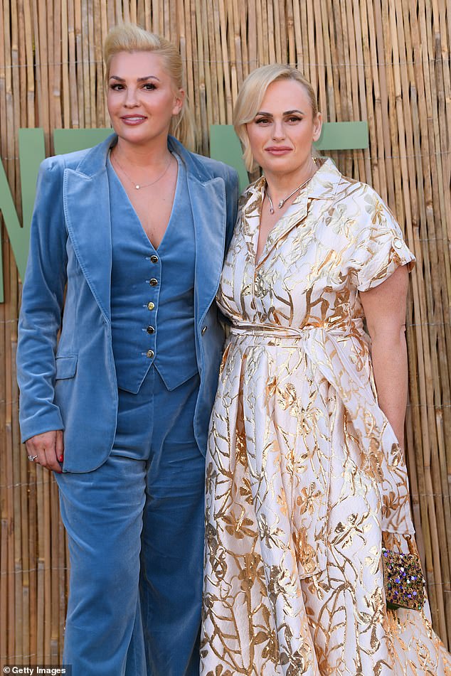 Actress Rebel Wilson was also in attendance alongside her wife Ramona Agruma