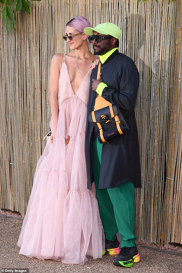 He posed for snaps alongside pal Stephanie Simon