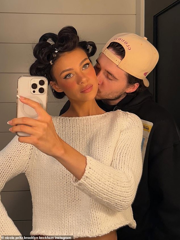 On Monday Brooklyn shared a besotted post dedicated to his US actress wife as he marked five years since he proposed, declaring it the 'best decision ever'