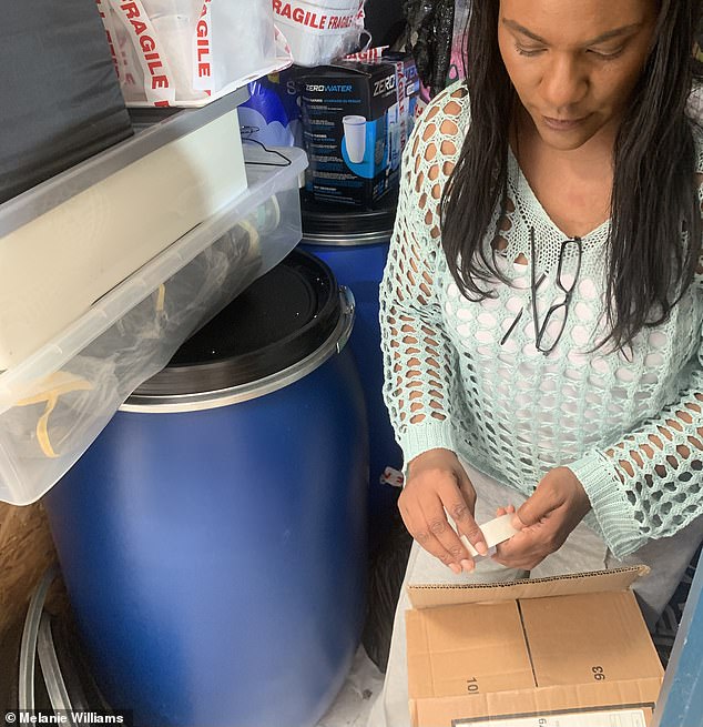 With a larder well stocked with food and other supplies, she is prepared to combat most 'everyday disruptions'