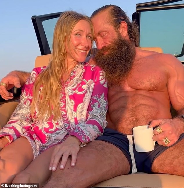 Johnson's wife is referred to as 'The Liver Queen' and shares in his raw food beliefs