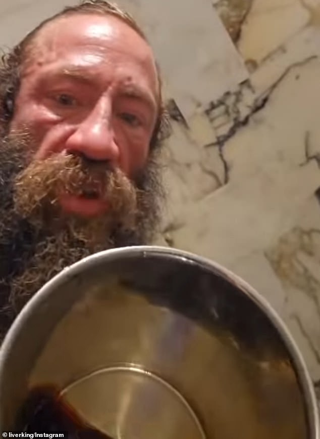 Speaking from a hotel room in Austin, Johnson claimed in an erratic shower video while he was giving himself an enema that he'd had a run in with police over his threats