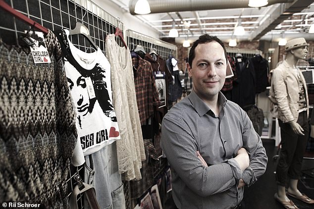 Ben Lewis, River Island's chief executive (pictured) said the 'sharp rise in the cost of doing business over the last few years has only added to the financial burden'