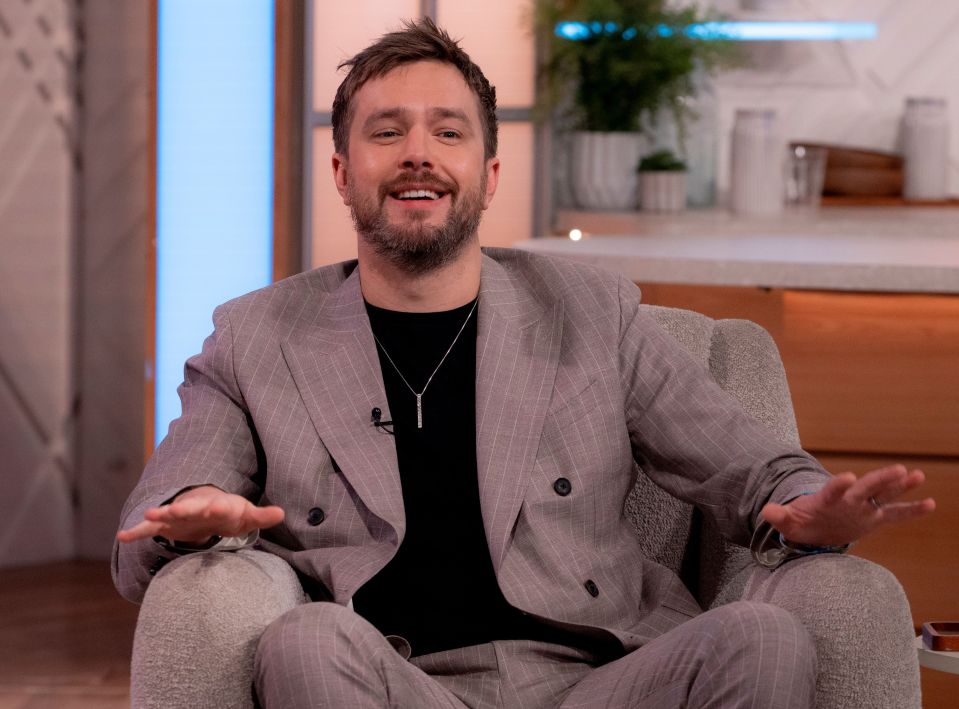 Iain Stirling on the Lorraine TV show.