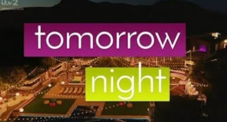 Tomorrow night.