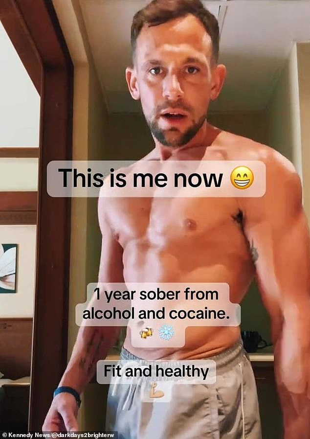 Dave documents his recovery on social media and hopes to inspire others to do the same