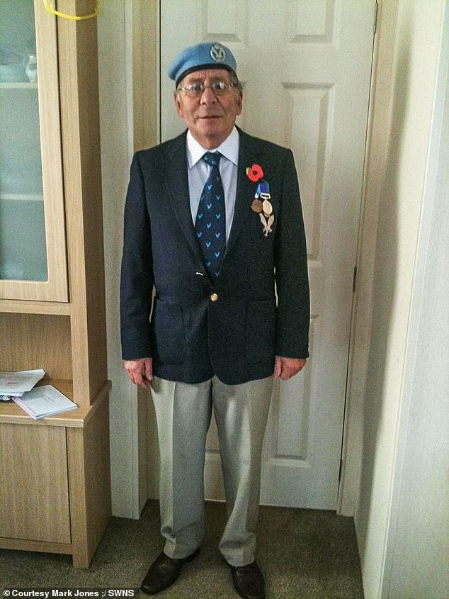 Mr Jones, an IT engineer, had initially hoped that his unwell father, Tony (pictured), 71, would live in the property in Sutton Coldfield, West Midlands. But after Tony tragically died of bowel cancer just a few months later, Mr Jones later moved into the bungalow
