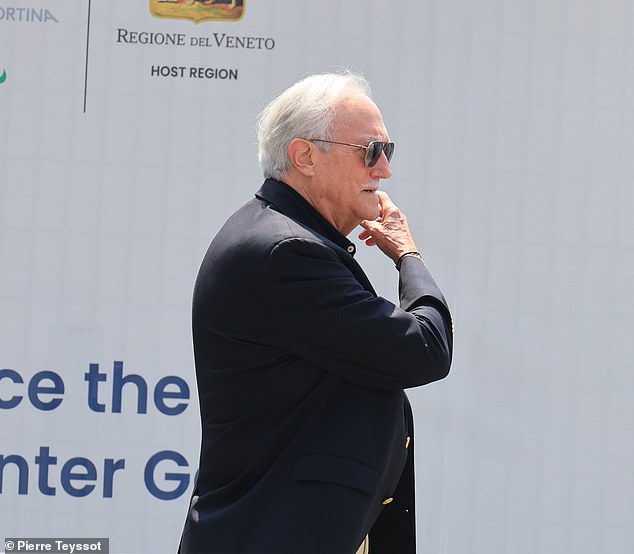 Also among the early arrivals was Miguel Bezos - the Amazon Founder's adoptive father