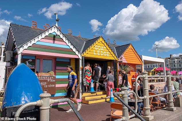 St Leonards' promenade eateries are ever-popular in the summer months